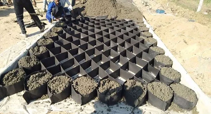 What is Cell-Filled Concrete Pavement?