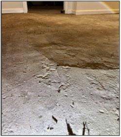 Uneven basement floors