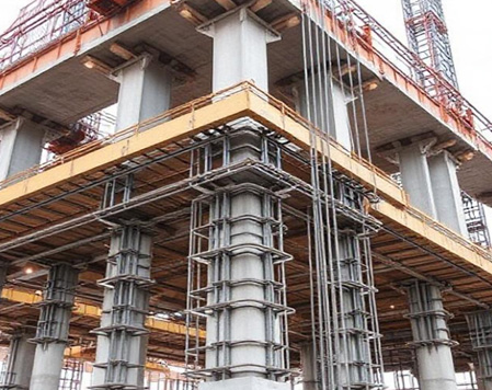 Lapping zone in the column Lapping zone in the column