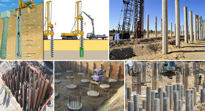 Methods of Installing Pile Foundations