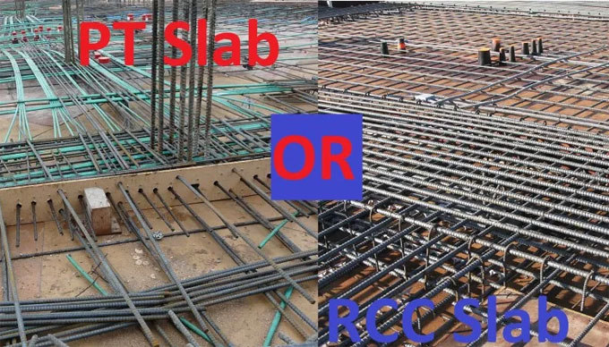 Concrete slab cost comparison with PT slab cost Concrete slab cost comparison with PT slab cost