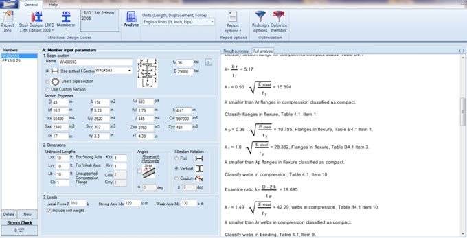 Steel-Beam 2013 ? An exclusive software for steel beam & steel column design
