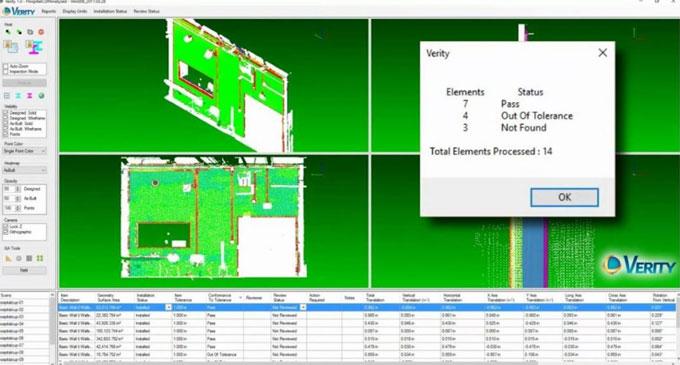 Verity 1.0 is the newest software to verify the accuracy of the new construction against design/fabrication models Verity 1.0 is the newest software to verify the accuracy of the new construction against design/fabrication models
